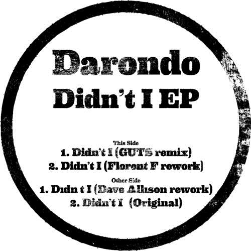 Darondo - Didn't I - Edits EP LP