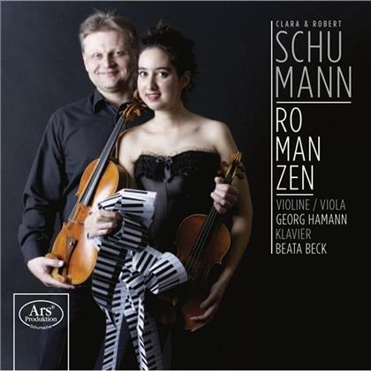 Robert Schumann (1810-1856), Clara Schumann, Georg Hamann, Georg Hamann & Beata Beck - Romanzen, Fantasiest&uuml;cke, Sonate Nr. 1 a-Moll, M&auml;rchenbilder, Sonaten 2 & 3 (2 CDs)