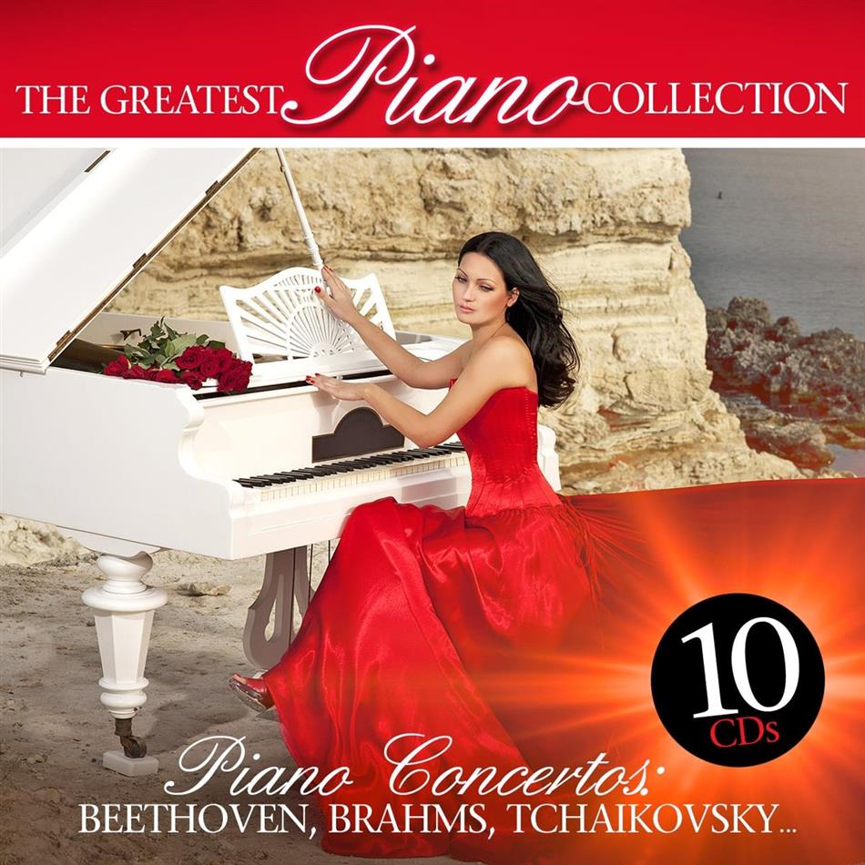 Div, Ludwig van Beethoven (1770-1827) & Peter Iljitsch Tschaikowsky (1840-1893) - Greatest Piano Collection 10 CDs