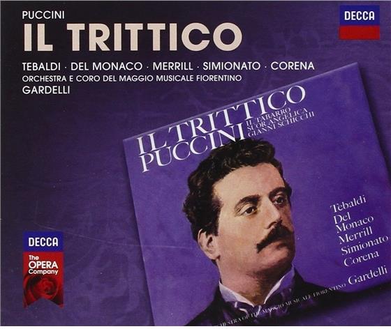 Lamberto Gardelli, Renata Tebaldi, Mario Del Monaco, Giacomo Puccini (1858-1924), … - Il Trittico 3 CD