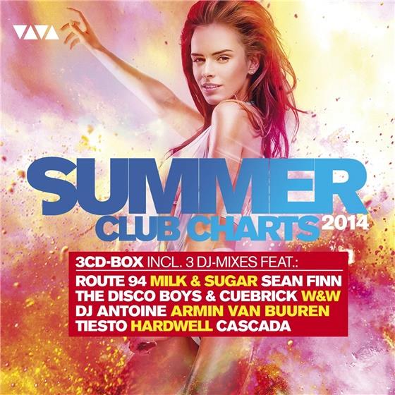 Summer Club Charts - Various 2014 3 CDs