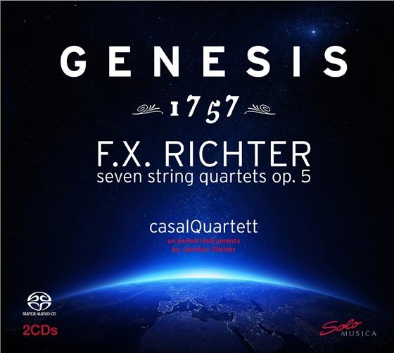 Casal Quartet & Franz Xaver Richter (1709-1789) - Genesis 1757 - Sieben Streichquartette Op.5 2 SACDs