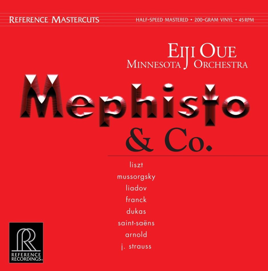 Franz Liszt (1811-1886), Modest Mussorgsky (1839-1881), Anatol Liadov, César Franck (1822-1890), Paul Dukas (1865-1935), … - Mephisto And Co. - Reference Recordings 2 LPs