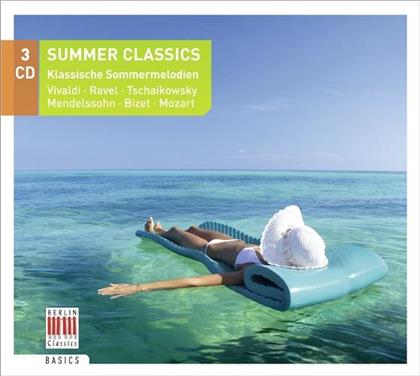 Antonio Vivaldi (1678-1741), Peter Iljitsch Tschaikowsky (1840-1893), Maurice Ravel (1875-1937), Felix Mendelssohn-Bartholdy (1809-1847), &hellip; - Summer Classics - Klassische Sommermelodien (3 CDs)
