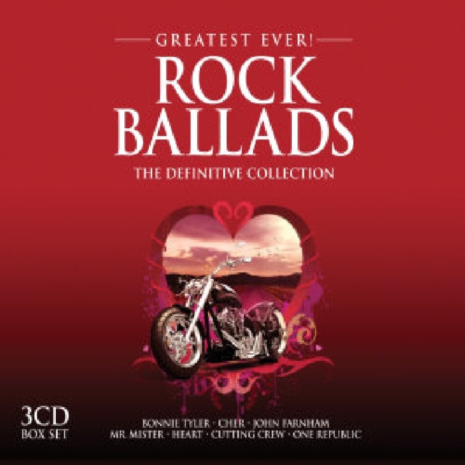 Greatest Ever Rock Ballads - Various - Definitive Collection 3 CDs