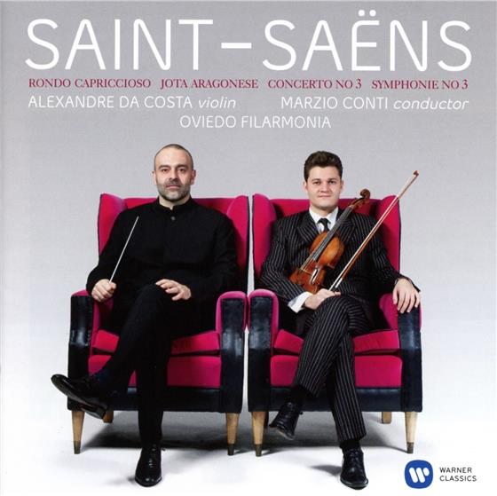 Marzi Conti, Alexandre da Costa & Camille Saint-Saëns (1835-1921) - Violinkonzert Nr.3&Sinfonie Nr.3