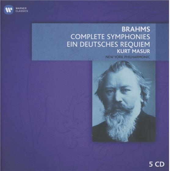 Johannes Brahms (1833-1897) & Riccardo Muti - Sinfonien1-4 / Ein Deutsches Requiem & Ouvertüren 5 CDs
