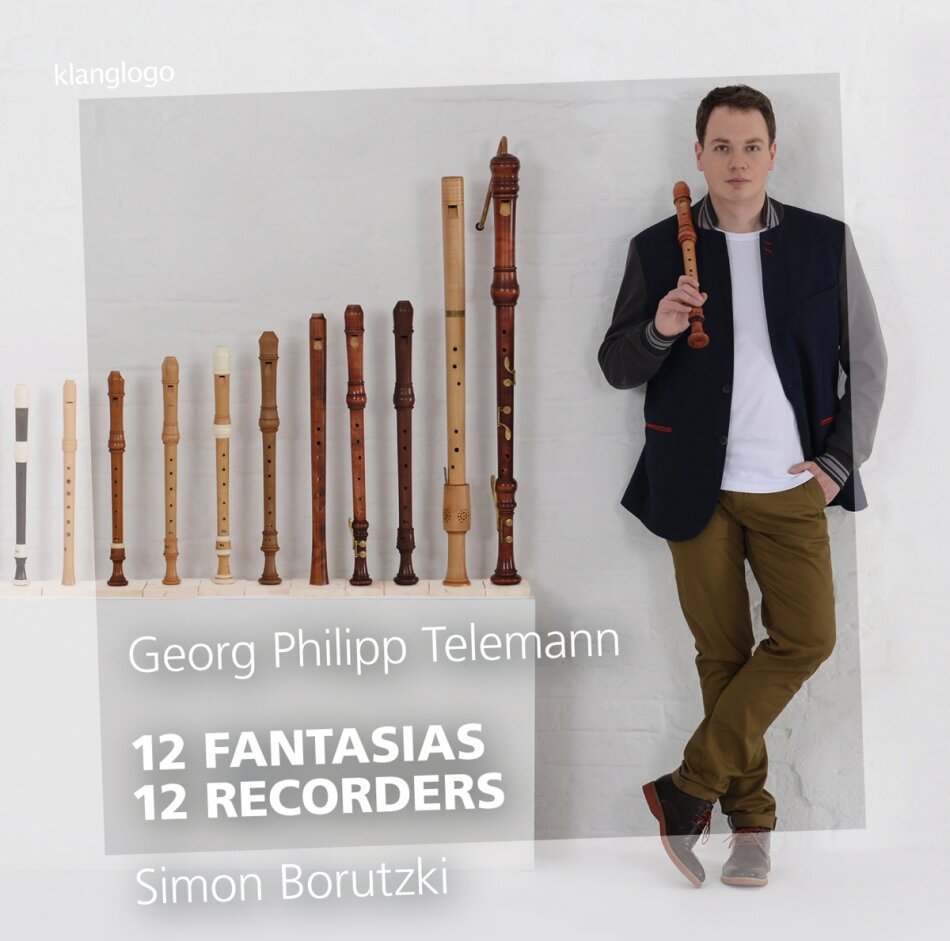 Georg Philipp Telemann (1681-1767) & Simon Borutzki - 12 Fantasien Fuer Floete Solo Twv 40/2?-13