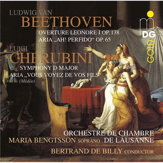 Ludwig van Beethoven (1770-1827), Luigi Cherubini (1760-1842), Bertrand de Billy, Maria Bengtsson & Orchestre de Chambre de Lausanne - Overture Leonore, Aria "Ah Perfido, Symphony D Major, Aria Vous Voyez De Vos Fils SACD