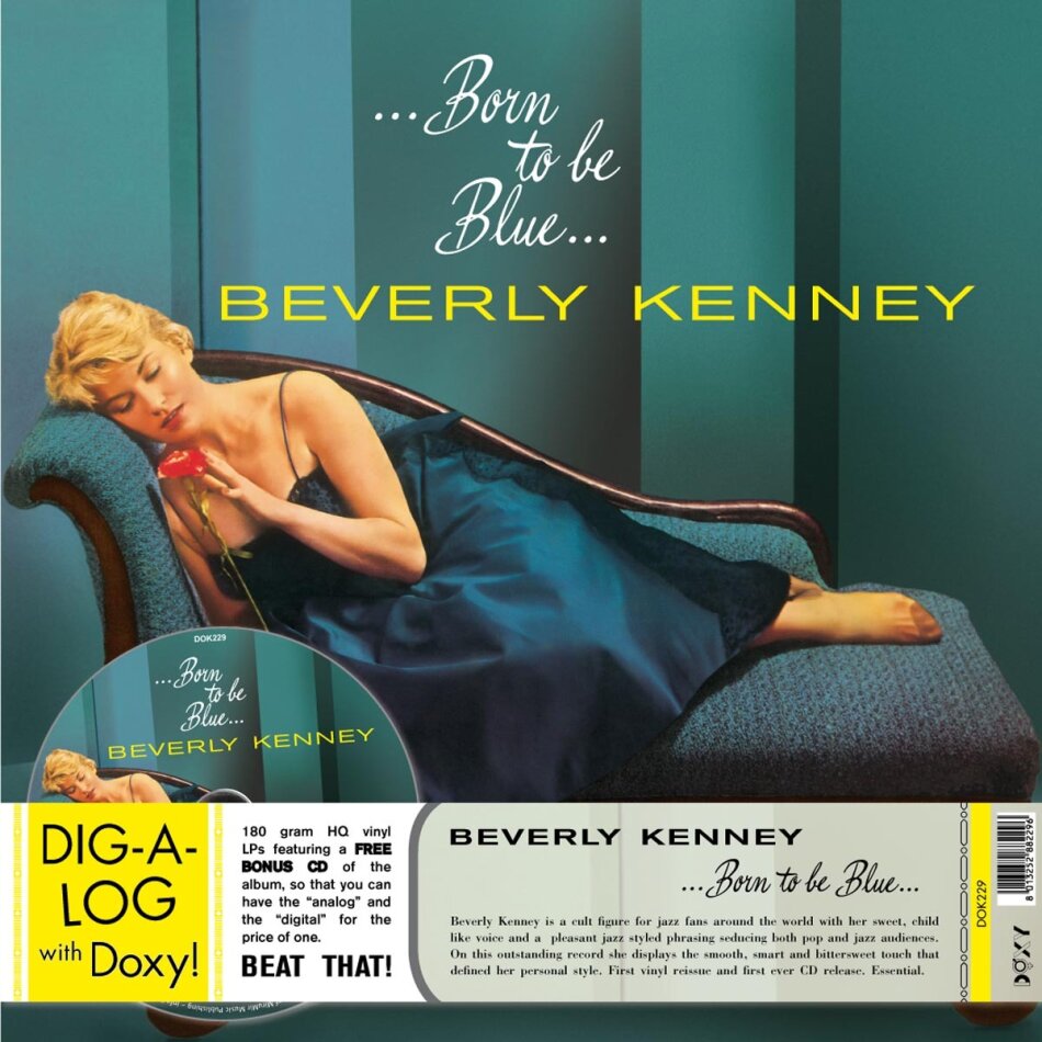 Beverly Kenney - Born To Be Blue LP + CD