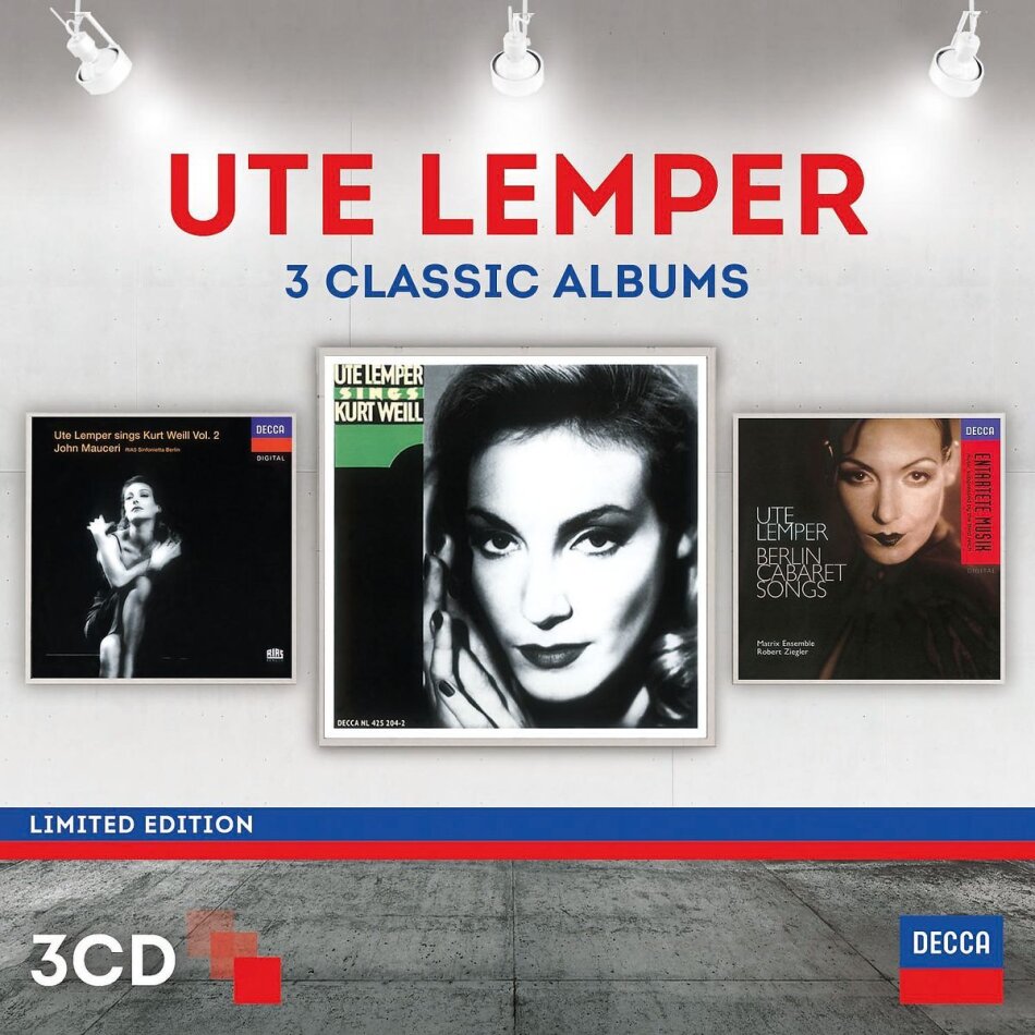 Ute Lemper - Kurt Weill Vol. 1 & 2 / Cabaret Songs 3 CD
