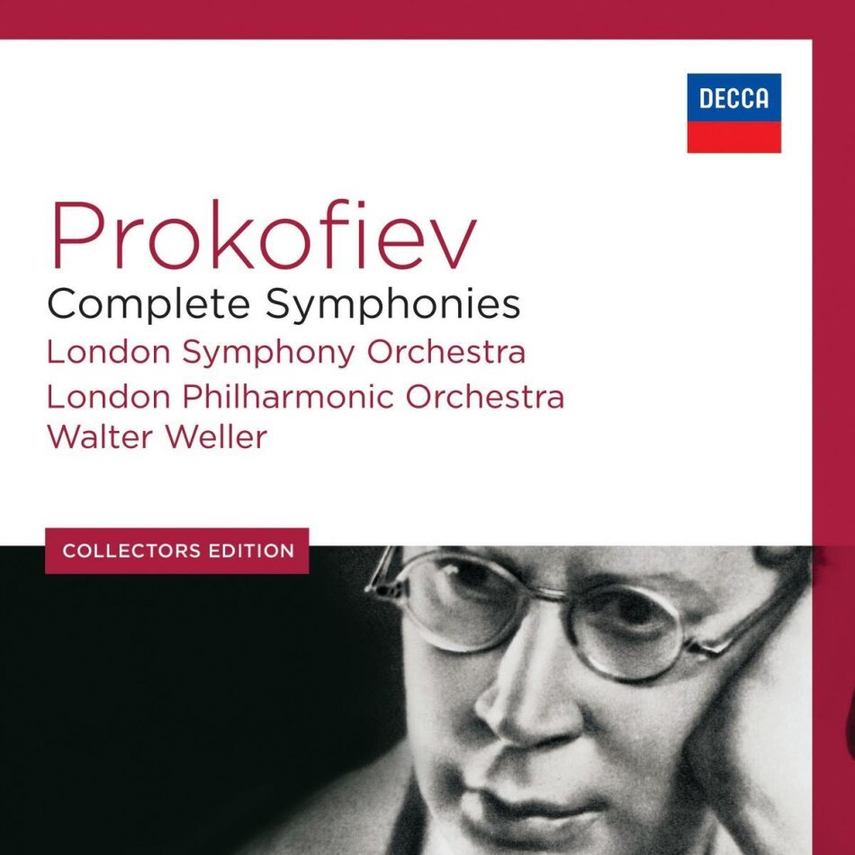 Serge Prokofieff (1891-1953), Walter Weller, The London Symphony Orchestra & The London Philharmonic Orchestra - Complete Symphonies Collectors Edition, 4 CD