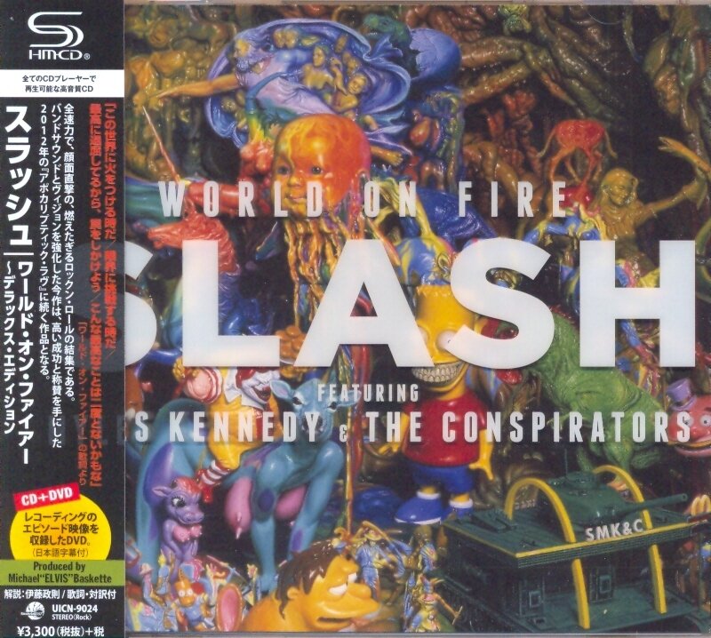 Slash feat. Myles Kennedy and The Conspirators - World On Fire Japan Edition, Deluxe Edition, CD + DVD