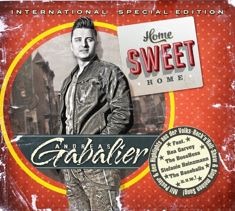 Andreas Gabalier - Home Sweet Home - International Special Edition Digipack 2 CD