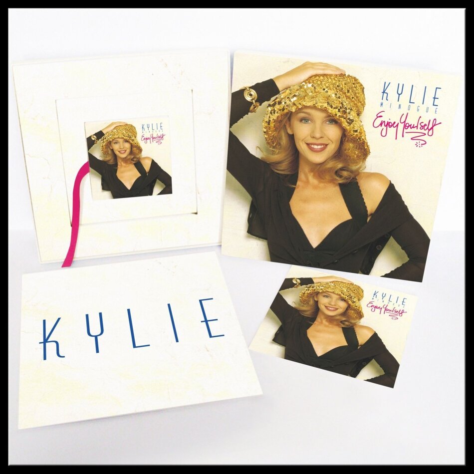 Kylie Minogue - Enjoy Yourself - Collectors Edition, Picture Disc, 6 x Postcard Versione Rimasterizzata, LP + 2 CD + DVD + Libro