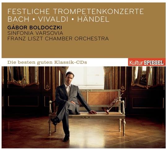Georg Friedrich Händel (1685-1759), Johann Sebastian Bach (1685-1750), Antonio Vivaldi (1678-1741), Georg Philipp Telemann (1681-1767) & Gabor Boldoczki - Kulturspiegel: Die Besten Guten -Trompetenkonzerte
