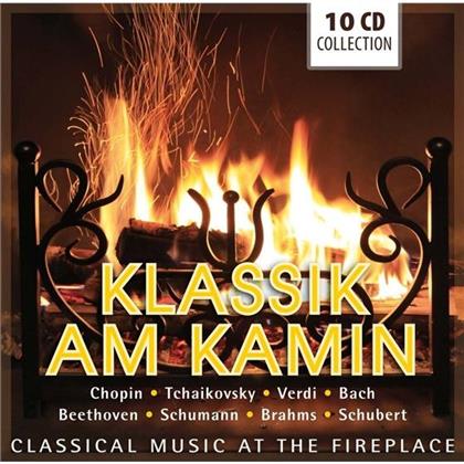 Frédéric Chopin (1810-1849), Peter Iljitsch Tschaikowsky (1840-1893), Giuseppe Verdi (1813-1901), Johann Christian Bach (1735-1782), … - Klassik Am Kamin - Classical Music At The Fireplace (10 CDs)