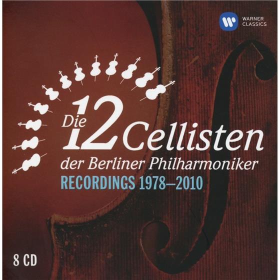 Die 12 Cellisten Der Berliner Philharmoniker, Claude Debussy (1862-1918), Erik Satie (1866-1925), Johann Christian Bach (1735-1782) & Astor Piazzolla (1921-1992) - Recordings 1978-2010 8 CD
