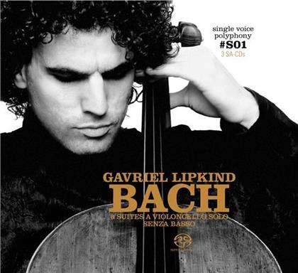 Johann Sebastian Bach (1685-1750) & Gavriel Lipkind - 6 Cellosuiten (Limited Edition, 3 SACDs)