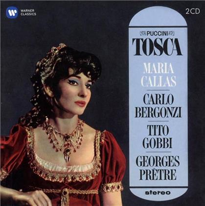 Tito Gobbi, Carlo Bergonzi, Giacomo Puccini (1858-1924), Georges Prêtre & Maria Callas - Tosca - Remastered 2014 (Remastered, 2 CDs)