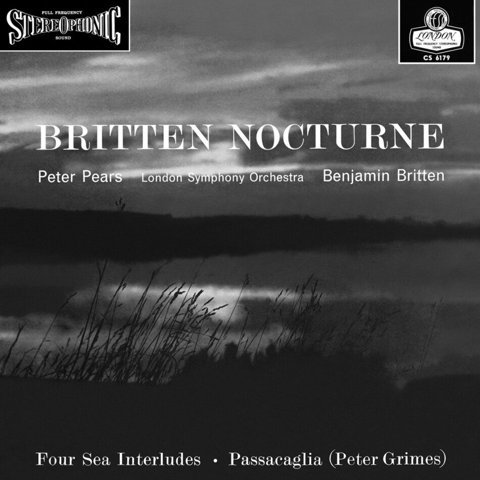 Benjamin Britten (1913-1976), Peter Pears & The London Symphony Orchestra - Nocturne - Four Sea Interludes, Passacaglia (Peter Grimes) - Numbered Limited Edition LP