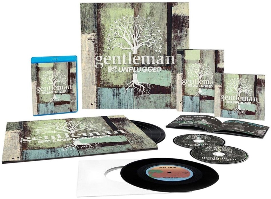 Gentleman - MTV Unplugged - Limited Edition, + 7 Inch 4 LPs + 2 CDs + Blu-ray + DVD