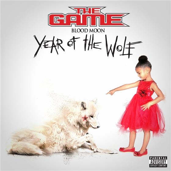 The Game (Rap) - Blood Moon: Year Of The Wolf - Boxset & T-Shirt Grösse L, Sticker 2 CDs