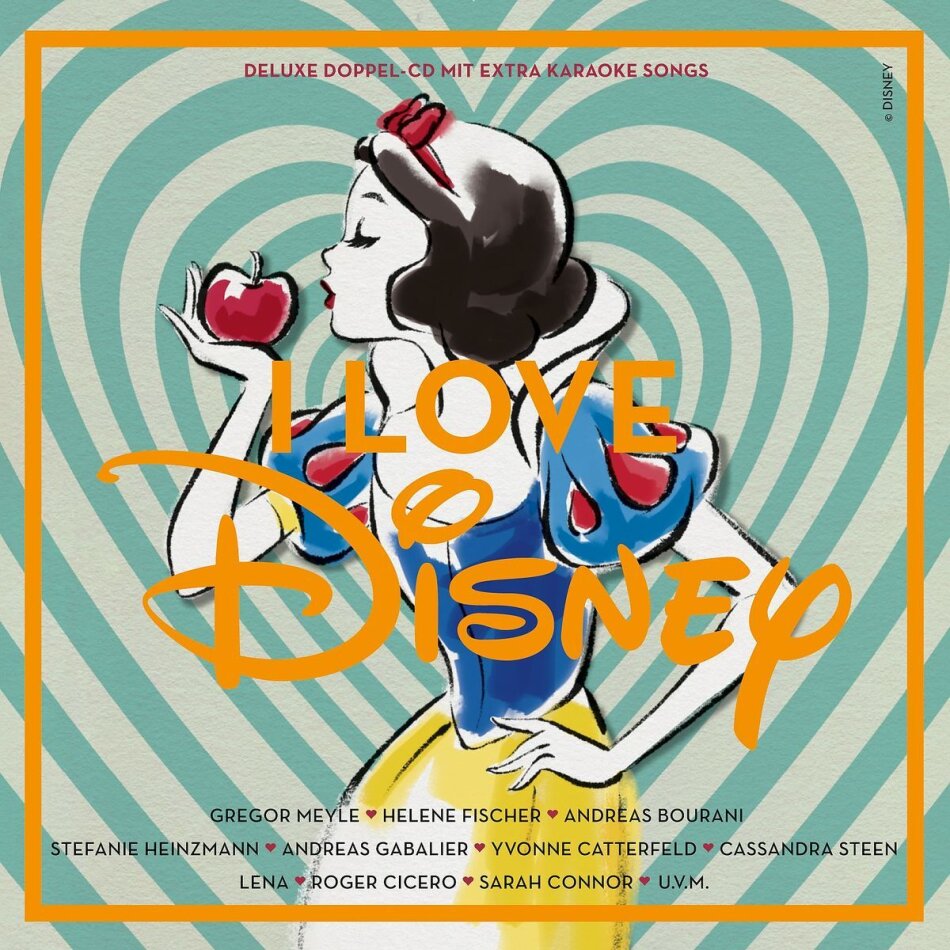 I Love Disney - Various - Deluxe Edition + Karaoke CD 2 CD