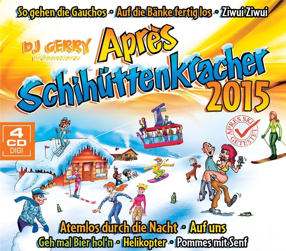 DJ Gerry - Apres Schihütte 4 CDs