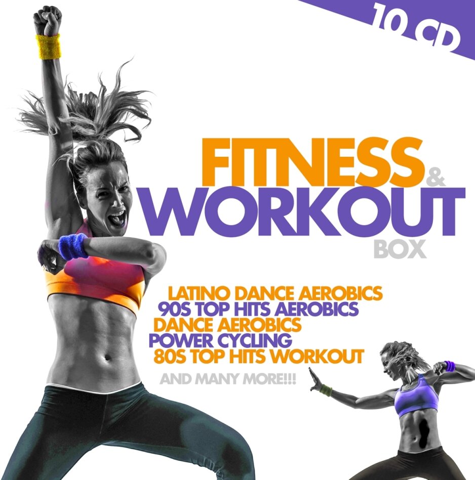 Fitness & Workout Box 10 CDs