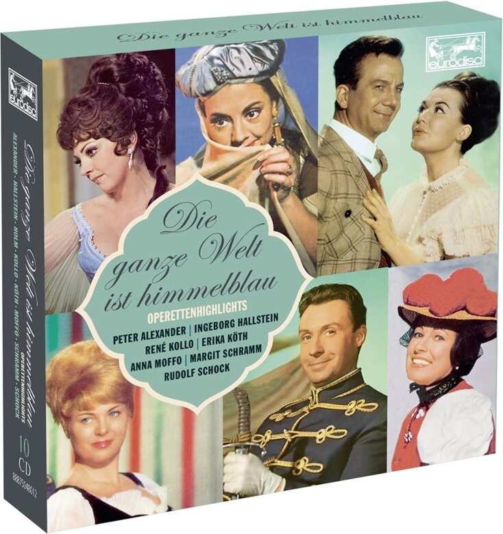 Divers - Die Ganze Welt Ist Himmelblau - Eurodisc Operettenquerschnitte 10 CDs