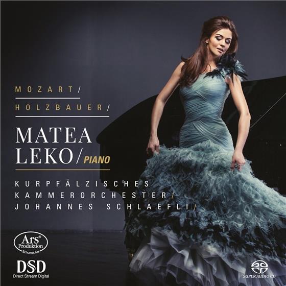 Wolfgang Amadeus Mozart (1756-1791), Ignaz Holzbauer (1711-1783), Johannes Schlaefli, Matea Leko & Kurpfaelzisches Kammerorchester - Klavierkonzerte Und Symphonie SACD
