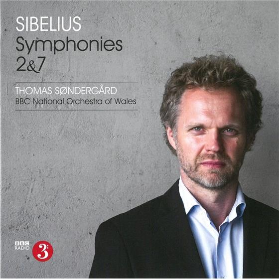 Jean Sibelius (1865-1957), Thomas Sondergard & BBC National Orchestra Of Wales - Symphonies 2 & 7 SACD