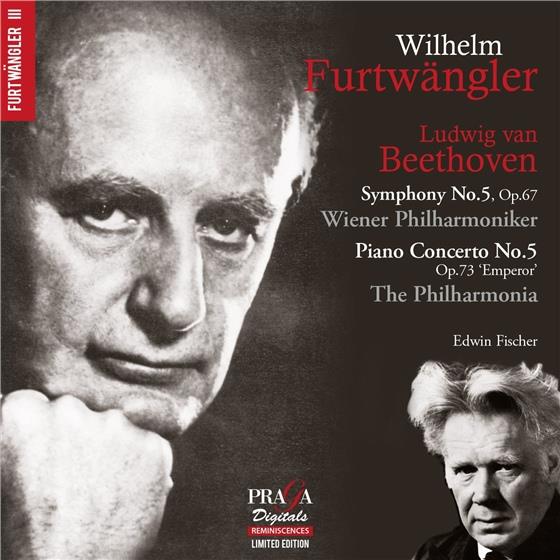 Ludwig van Beethoven (1770-1827), Wilhelm Furtwängler, Edwin Fischer, Wiener Philharmoniker & The Philharmonia - Concerto Pour Piano No 5, Symphony No 5 Limited Edition, SACD