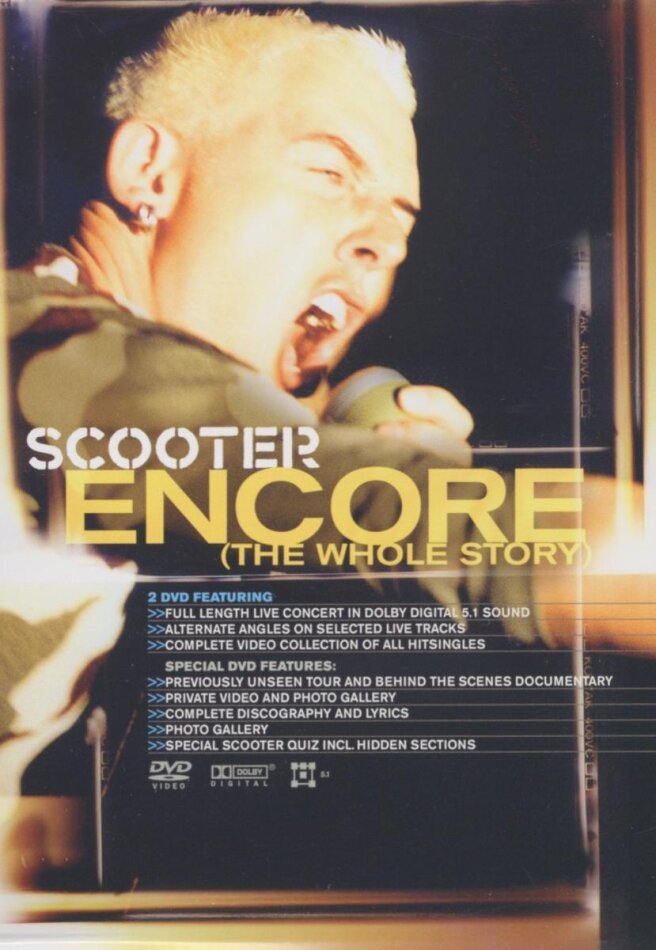 Scooter - Encore - the whole story 2 DVDs
