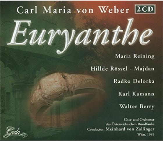 Maria Reining, Hilde Rössel-Madjan, Radko Delorka, Walter Berry, … - Euryanthe + Bonus Track Maria Reining - Wien, 1949 2 CDs