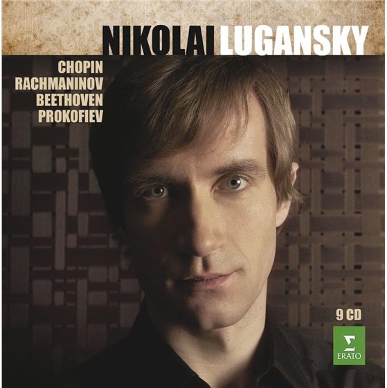 Ludwig van Beethoven (1770-1827), Frédéric Chopin (1810-1849), Sergej Rachmaninoff (1873-1943), Serge Prokofieff (1891-1953), … - Nikolai Lugansky 9 CD