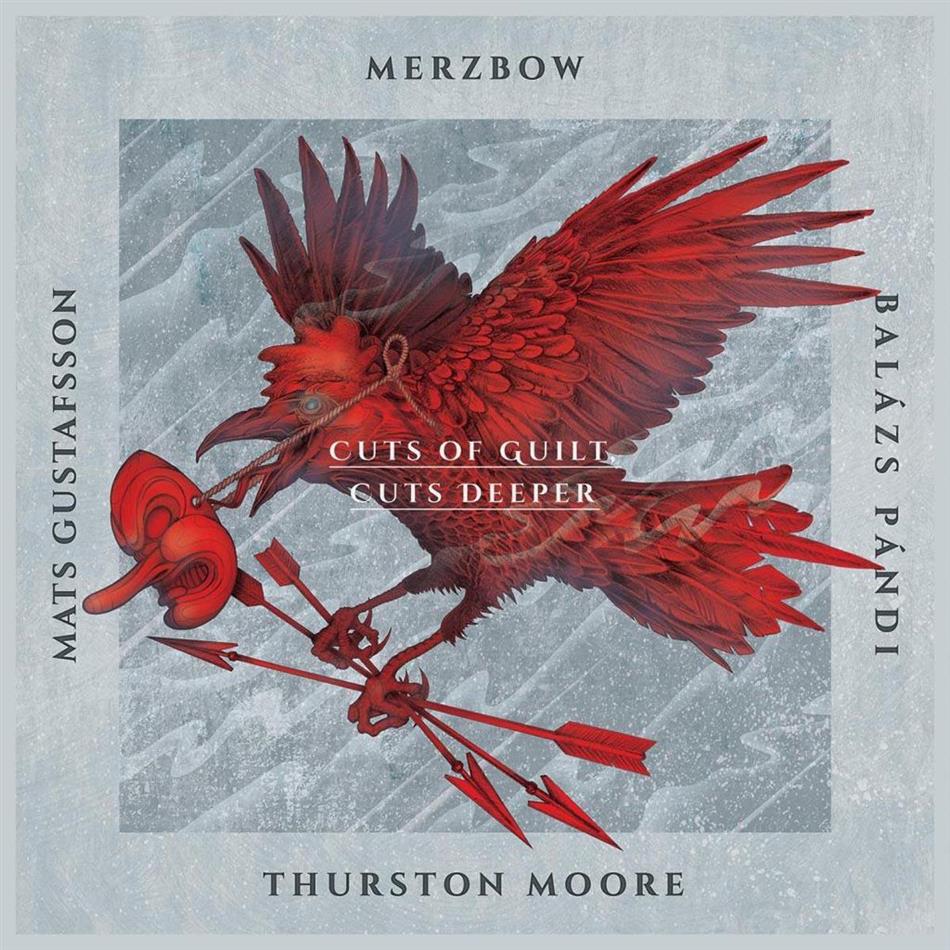 Merzbow, Mats Gustafsson, Balazs Pandi & Thurston Moore (Sonic Youth) - Cuts Of Guilt, Cuts Deeper 2 CDs