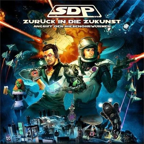 SDP - Zurück In Die Zukunst - Limited Spacecrew Edition incl. 2 Actionfigures, Logbuch, Member Card etc. 3 CDs + DVD