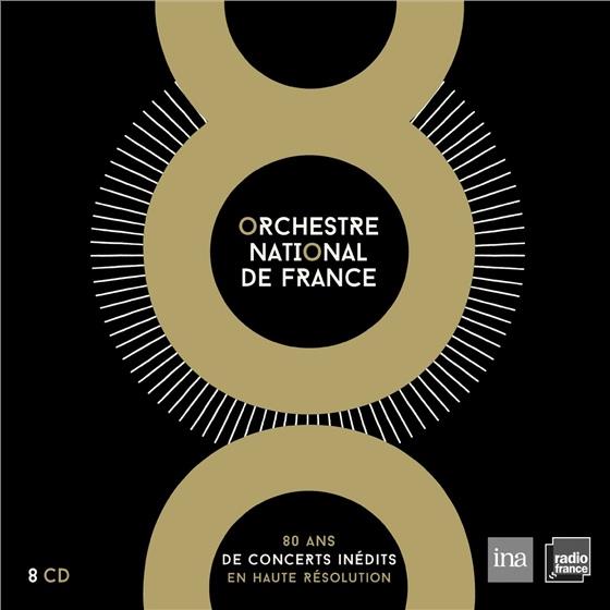Orchestre National de France - 80 Ans De Concerts Inédits En Haute Résolution 8 CDs