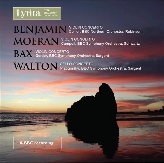 Derek Collier Alfredo Campoli (vl) BBC Symphony, Arthur Benjamin (1893-1960), Ernest John Moeran (1894-1950), Arnold Bax (1883-1953), Sir William Walton (1902-1983), … - British Violin & Cello Concertos 2 CD