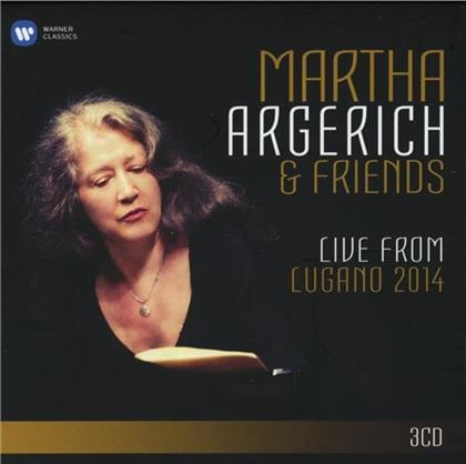 Wolfgang Amadeus Mozart (1756-1791), Ludwig van Beethoven (1770-1827), Francis Poulenc (1899-1963), + & Martha Argerich - Argerich & Friends - Live From Lugano 2014 (3 CDs)