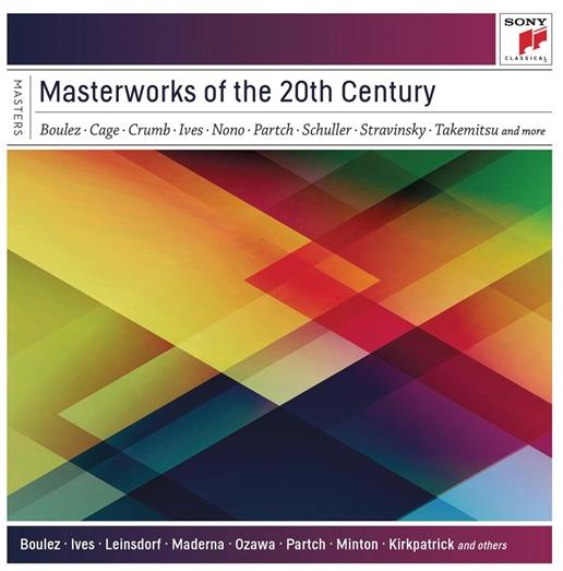 Pierre Boulez (*1925), Charles Ives (1874-1954), Erich Leinsdorf, Bruno Maderna (1920-1973), Seiji Ozawa, … - Masterworks Of The 20th Century 10 CD