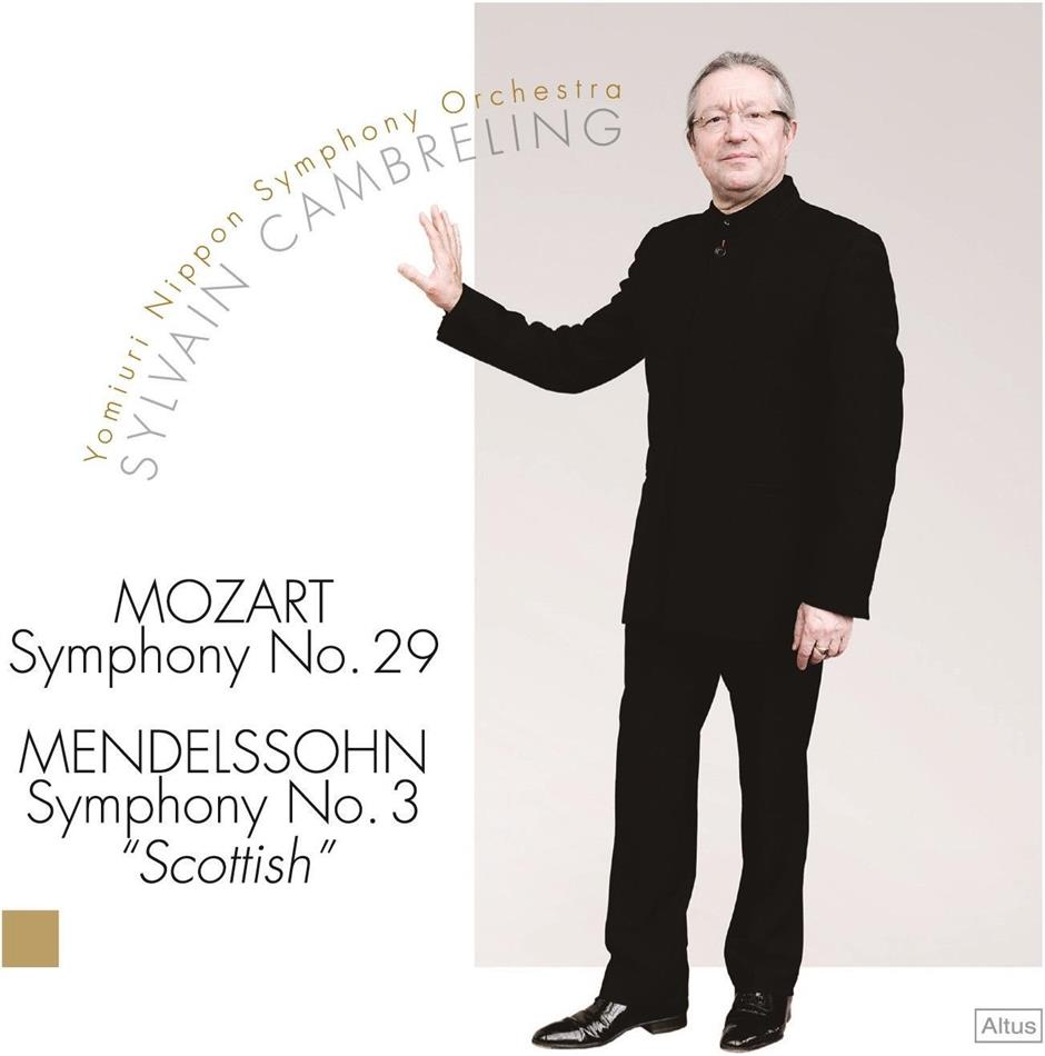 Wolfgang Amadeus Mozart (1756-1791), Felix Mendelssohn-Bartholdy (1809-1847), Sylvain Cambreling & Yomiuri Nippon Symphony Orchestra - Symphony No.29 / Symphony No.3 Scottish