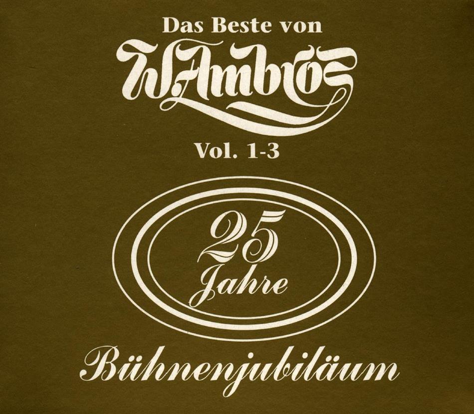 Wolfgang Ambros - Das Beste 25 Jahre - 1-3 Gold Edition 3 CD