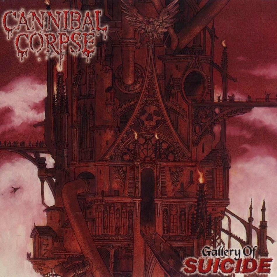 Cannibal Corpse - Gallery Of Suicide censored cover