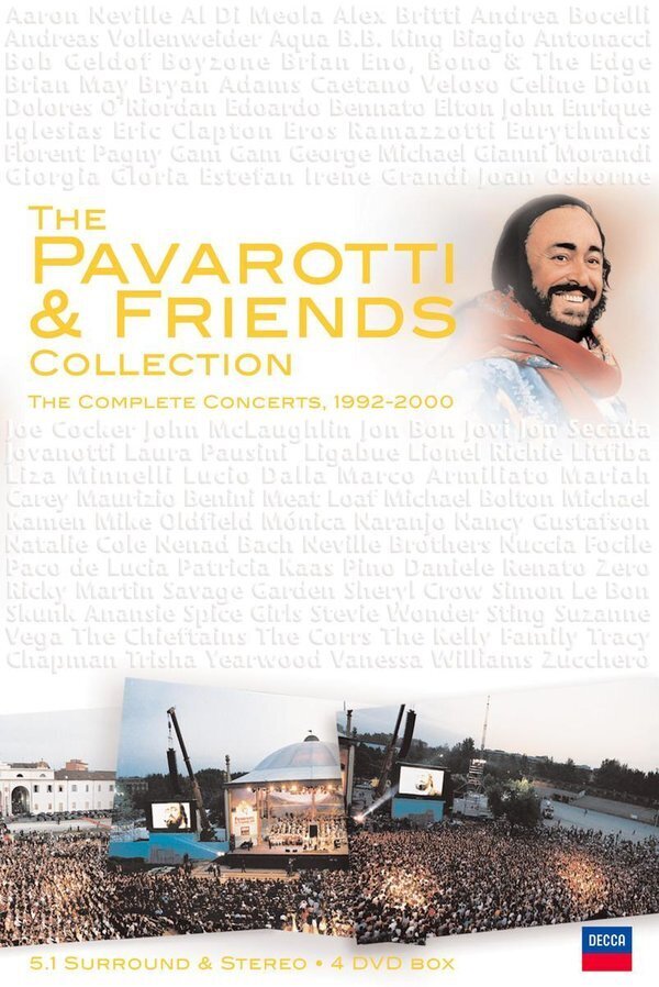 Luciano Pavarotti & Friends - The Pavarotti & Friends Collection 4 DVDs