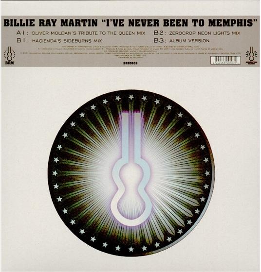 Billie Ray Martin - I've Never Been To Memphis