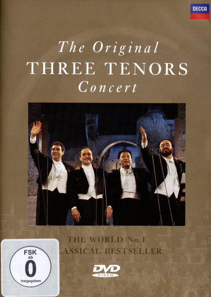José Carreras, Plácido Domingo & Luciano Pavarotti - Three Tenors Concert Rome 1990 Decca