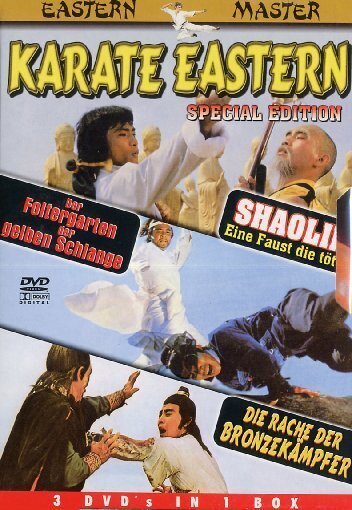 Karate Eastern - Shaolin / Bronzekämpfer / Foltergarten 3 DVDs
